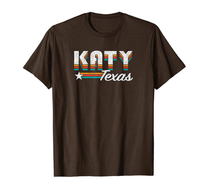 Katy Tx Rainbow T-Shirt - Fun Novelty Design for Adults - T-Shirt, Sweatshirt, Hoodie