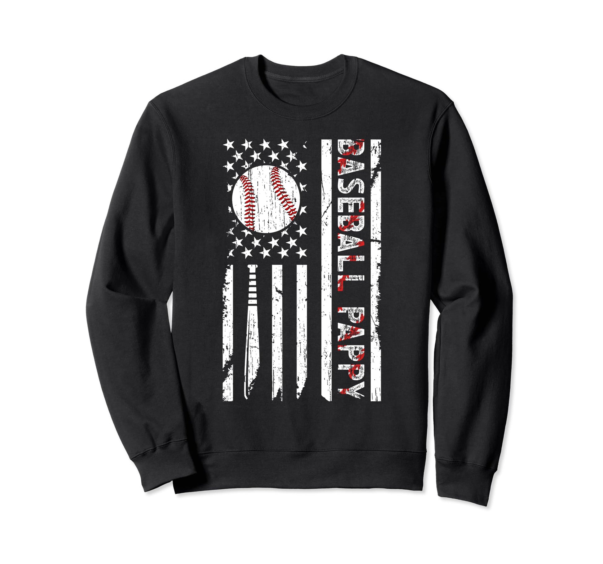 Baseball Pappy Baseball Player Pappy Sweatshirt - Graphic Print Men Women - T-Shirt, Sweatshirt, Hoodie