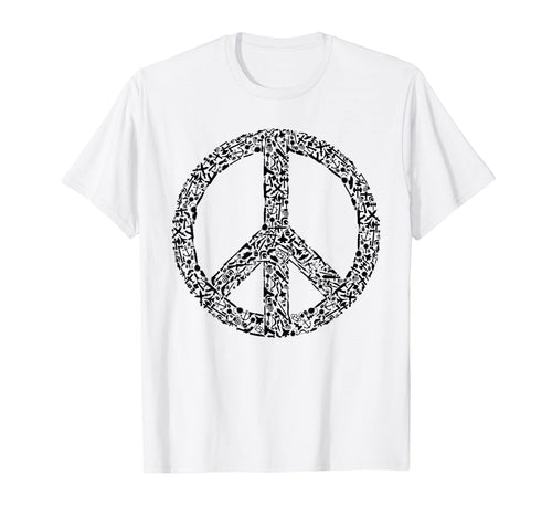 Rhyme Peace Peace Love Symbol T-Shirt - Fun Novelty Design for Adults - T-Shirt, Sweatshirt, Hoodie