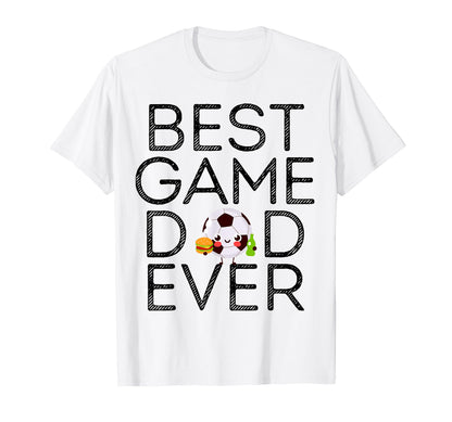 Best Game Dad Ever Fathers Day Sports T-Shirt - Graphic Print Men Women - T-Shirt, Sweatshirt, Hoodie