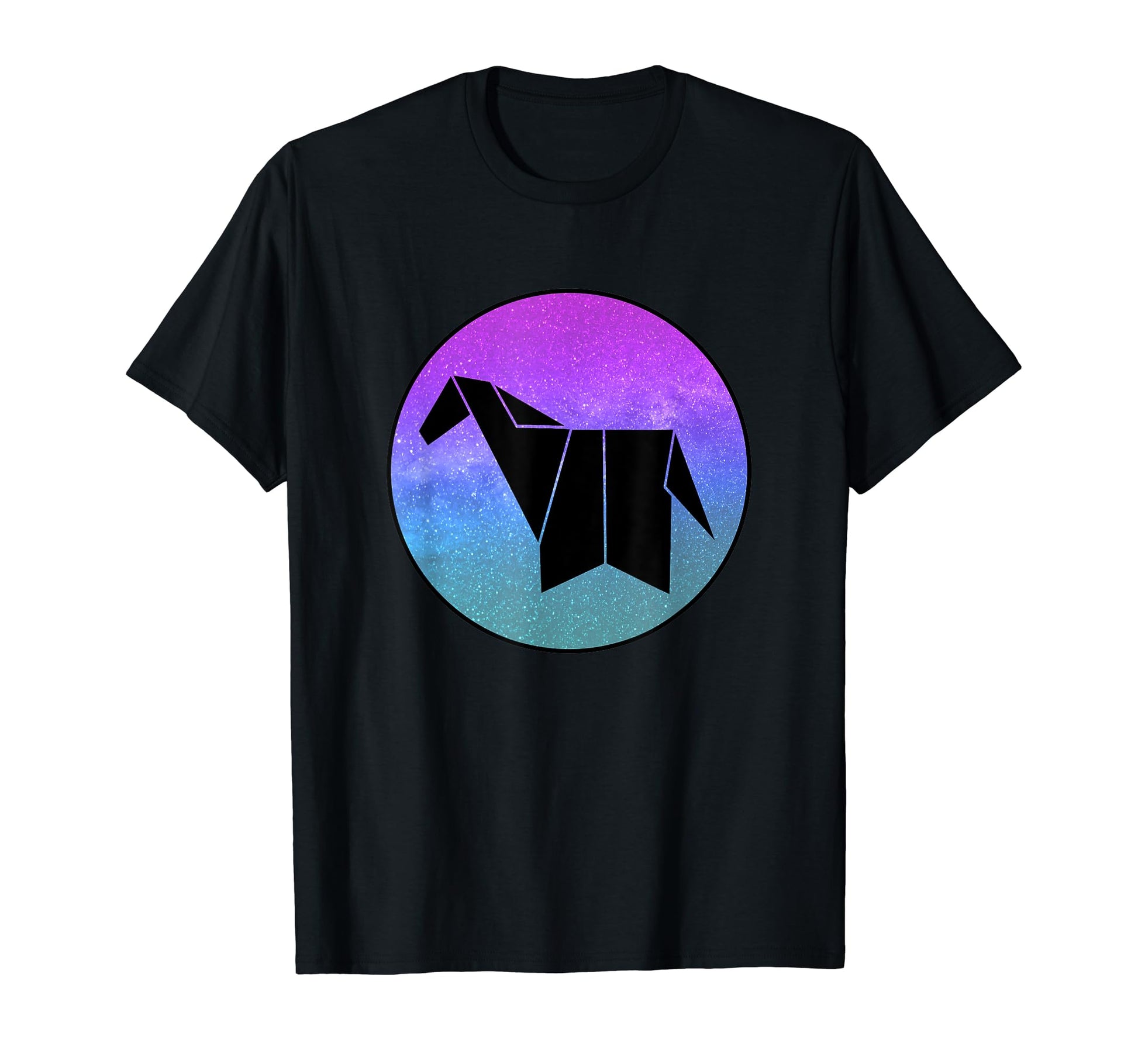 Horse Origami Galaxy Vaporwave T-Shirt - Custom Art Print for Adults - T-Shirt, Sweatshirt, Hoodie