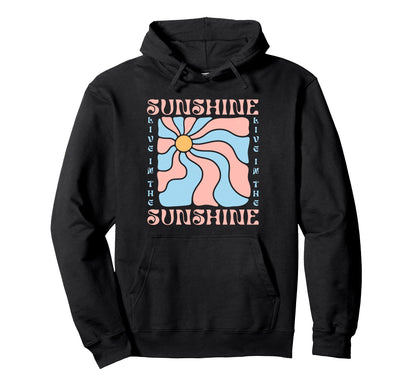 Sunshine Boho Summer Vacation Womens Hoodie - Novelty Apparel for Adults - T-Shirt, Sweatshirt, Hoodie