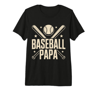 Funny Dad Shirts Baseball Papa Fathers Day T-Shirt - Trendy Graphic Unisex - T-Shirt, Sweatshirt, Hoodie
