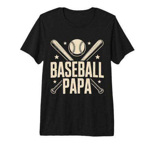 Funny Dad Shirts Baseball Papa Fathers Day T-Shirt - Trendy Graphic Unisex - T-Shirt, Sweatshirt, Hoodie