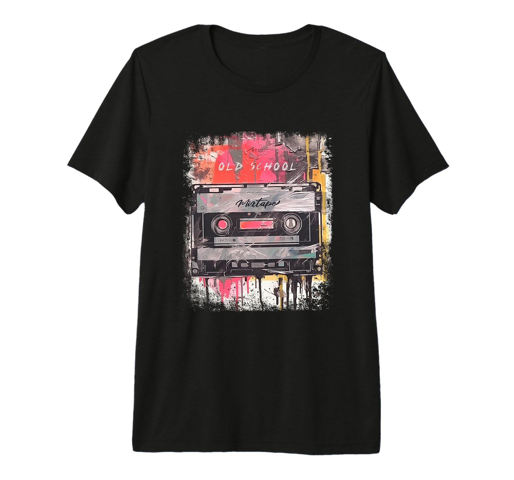 Y2K Streetwear Old School Music Tape T-Shirt - Custom Art Print Men Women - T-Shirt, Sweatshirt, Hoodie