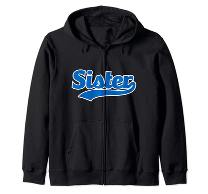Sister Baseball Sis Brother Sports T-Shirt - Unique Graphic for Adults - T-Shirt, Sweatshirt, Hoodie