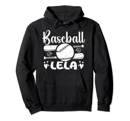 Funny Baseball Lela Baseball Lover Hoodie - Streetwear Style Men Women - T-Shirt, Sweatshirt, Hoodie