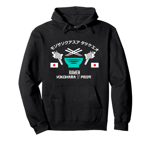 Ramen Yokohama Japan Anime Aesthetic Hoodie - Trendy Graphic for Adults - T-Shirt, Sweatshirt, Hoodie