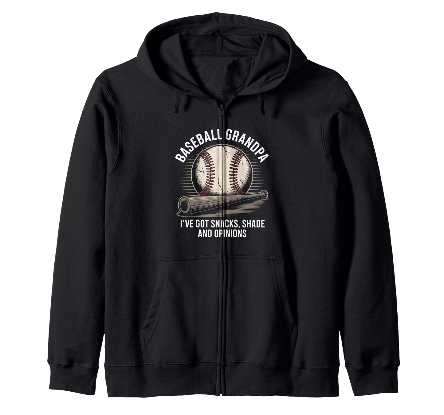 Funny Grandpa Baseball Player Fathers Hoodie - Graphic Print for Adults - T-Shirt, Sweatshirt, Hoodie