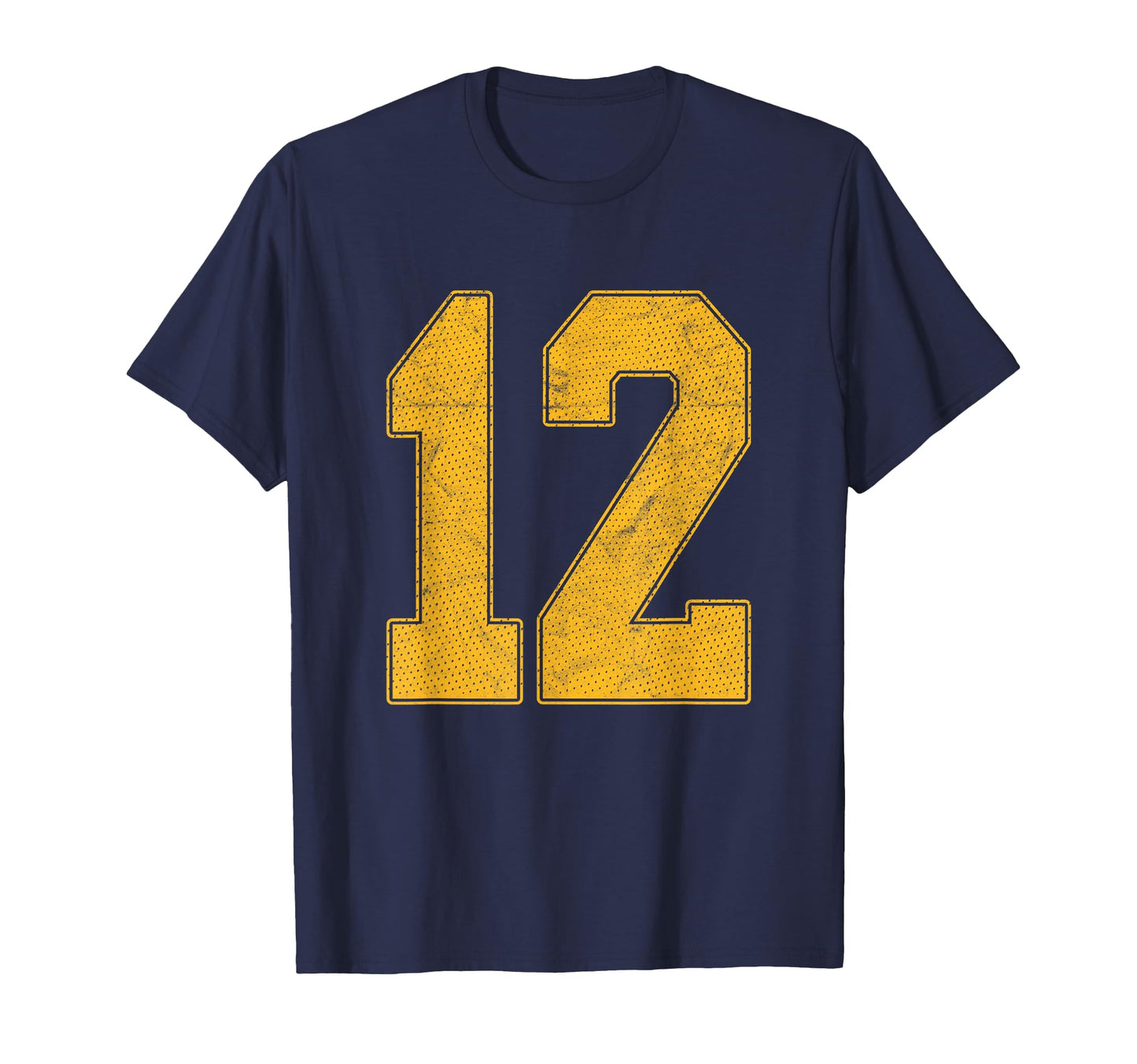 Number 12 Numbered Uniform Sports T-Shirt - Minimalist Print Men Women - T-Shirt, Sweatshirt, Hoodie