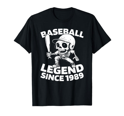Born 1989 Baseballer Player Team Sport T-Shirt - Custom Art Print Unisex - T-Shirt, Sweatshirt, Hoodie