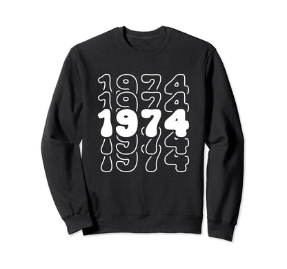 50 Year Old Groovy 50Th Birthday Boho Sweatshirt - Graphic Print Men Women - T-Shirt, Sweatshirt, Hoodie