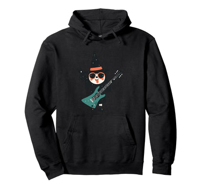 Skeleton Witch Guitar Rock Music Halloween Hoodie - Custom Art Print Unisex - T-Shirt, Sweatshirt, Hoodie