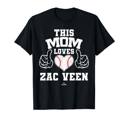 This Mom Loves Zac Veen Prospect T-Shirt - Fun Novelty Design Men Women - T-Shirt, Sweatshirt, Hoodie