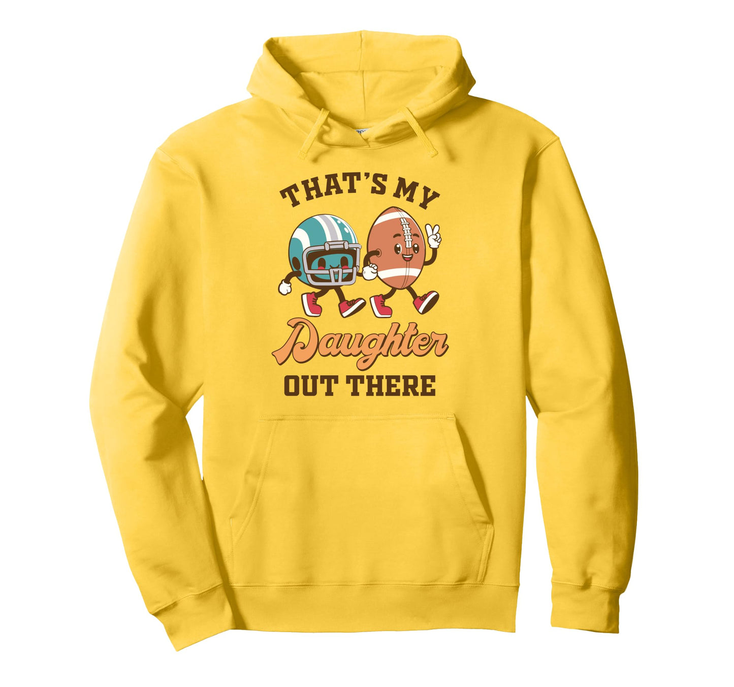 Football Mom Dad Biggest Fan Thats Hoodie - Casual Everyday Wear Men Women - T-Shirt, Sweatshirt, Hoodie
