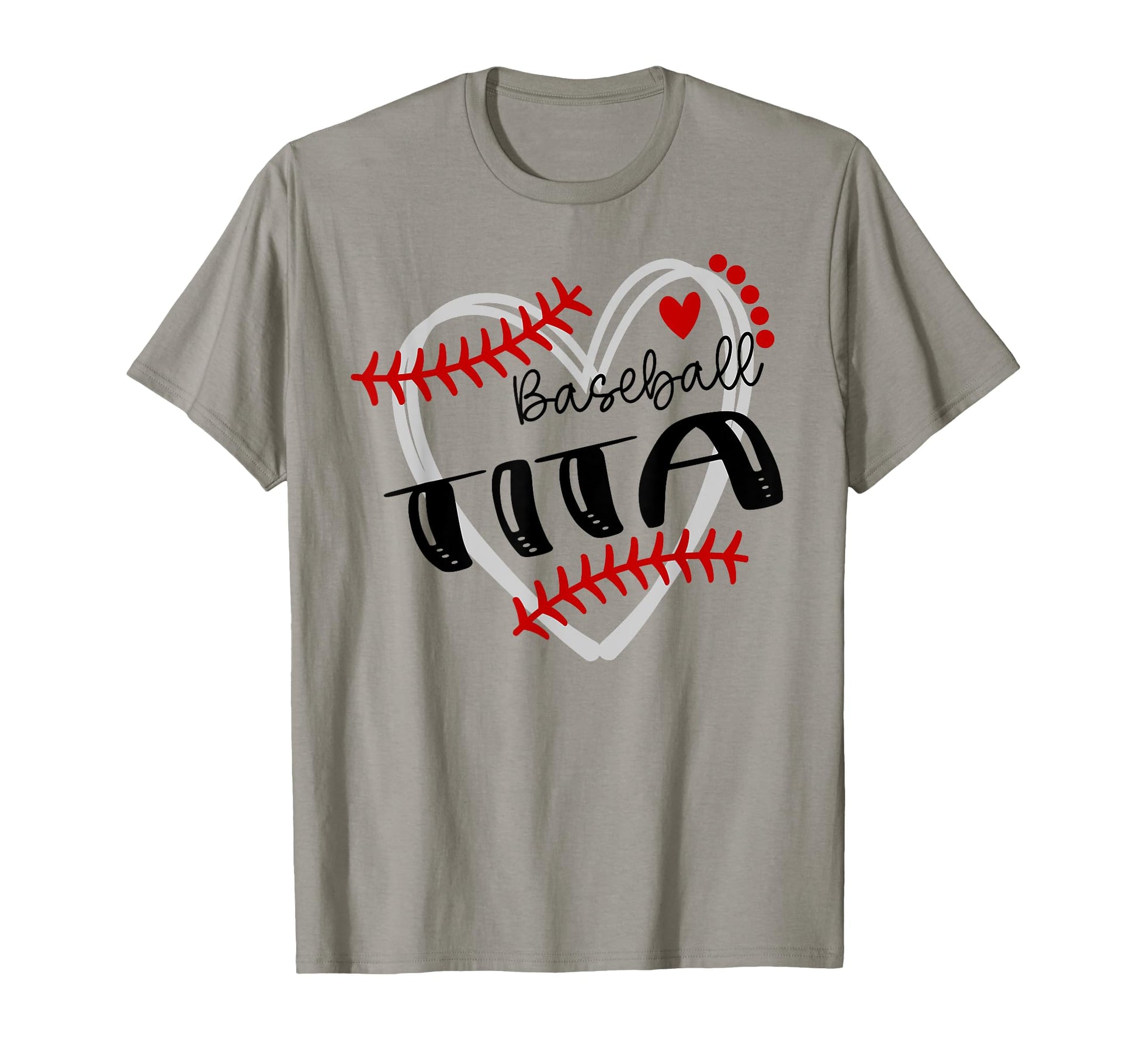 Personalized Baseball Heart Tita Baseball T-Shirt - Minimalist Print Unisex - T-Shirt, Sweatshirt, Hoodie