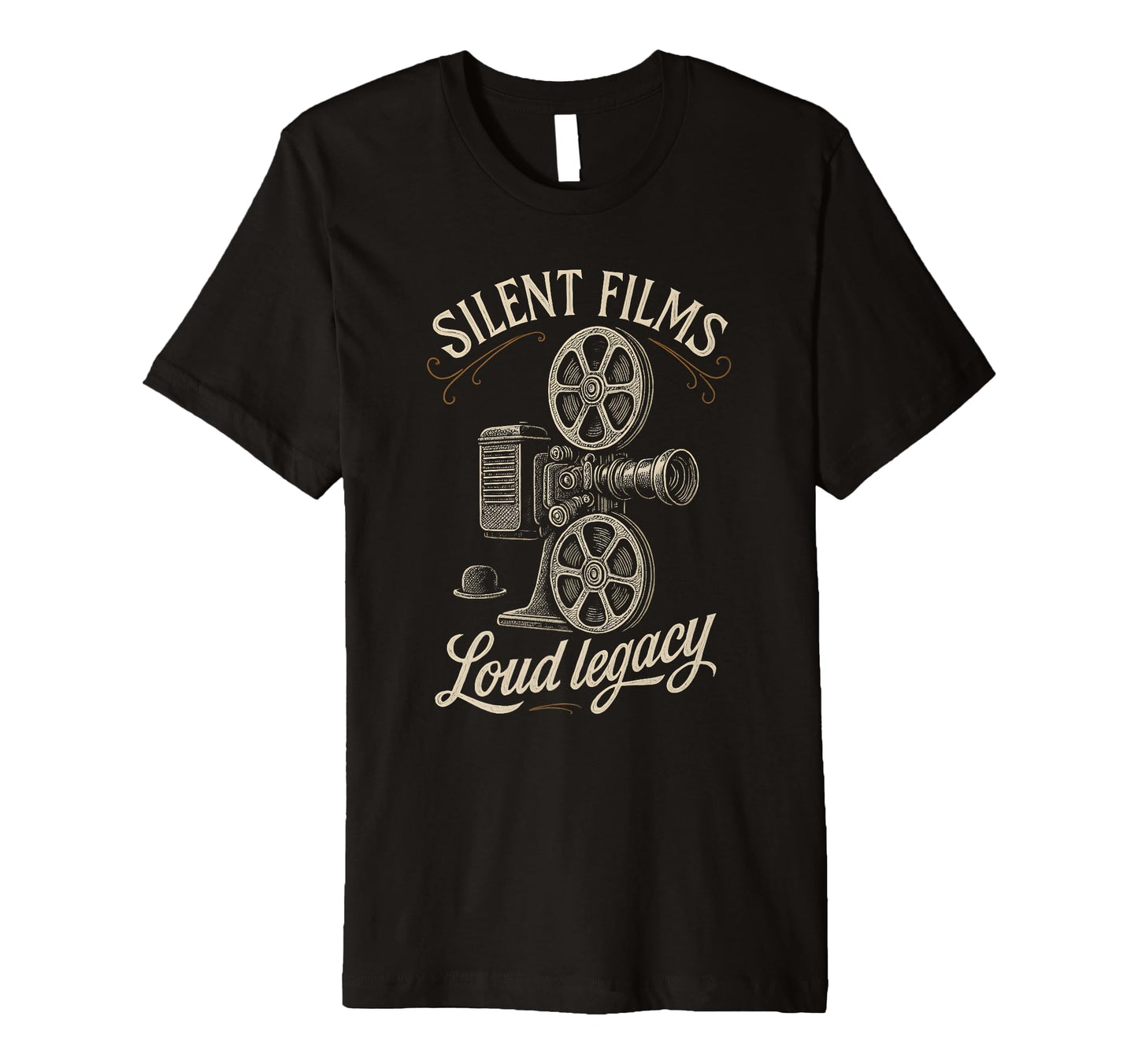 Silent Film Projector Cinema Reel T-Shirt - Casual Everyday Wear Unisex - T-Shirt, Sweatshirt, Hoodie