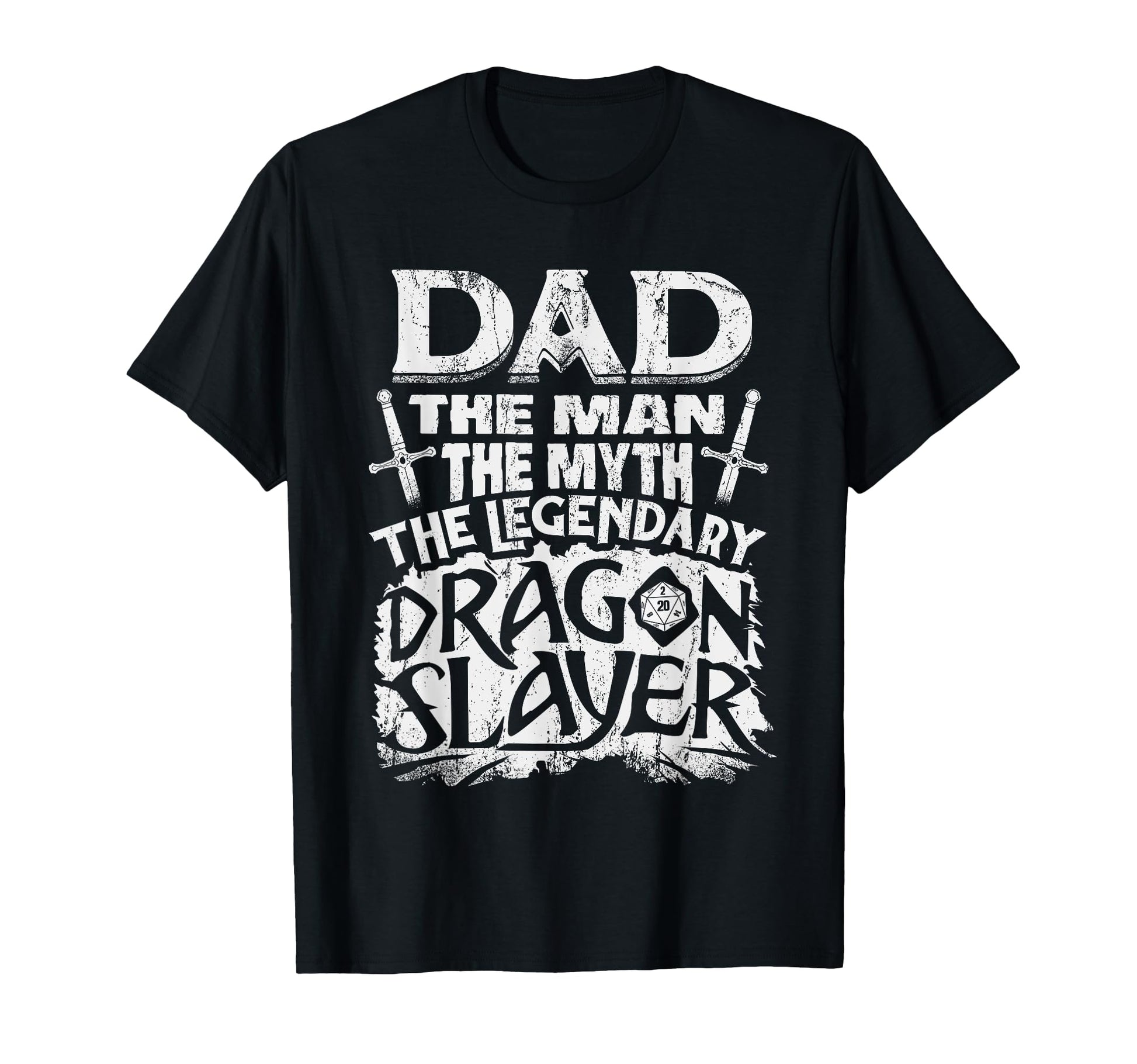 Dad Myth Funny Fathers Day Rpg Gamer T-Shirt - Graphic Print for Adults - T-Shirt, Sweatshirt, Hoodie