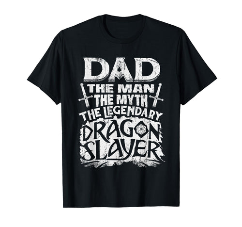 Dad Myth Funny Fathers Day Rpg Gamer T-Shirt - Graphic Print for Adults - T-Shirt, Sweatshirt, Hoodie
