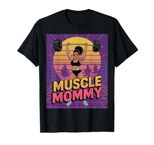 Anime Muscle Mommy Weightlifting T-Shirt - Casual Everyday Wear for Adults - T-Shirt, Sweatshirt, Hoodie