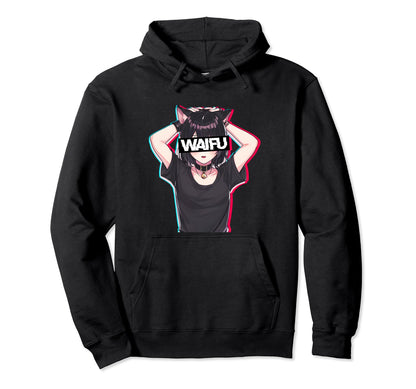 Japanese Aesthetic Waifu Anime Otaku Hoodie - Novelty Apparel Unisex - T-Shirt, Sweatshirt, Hoodie