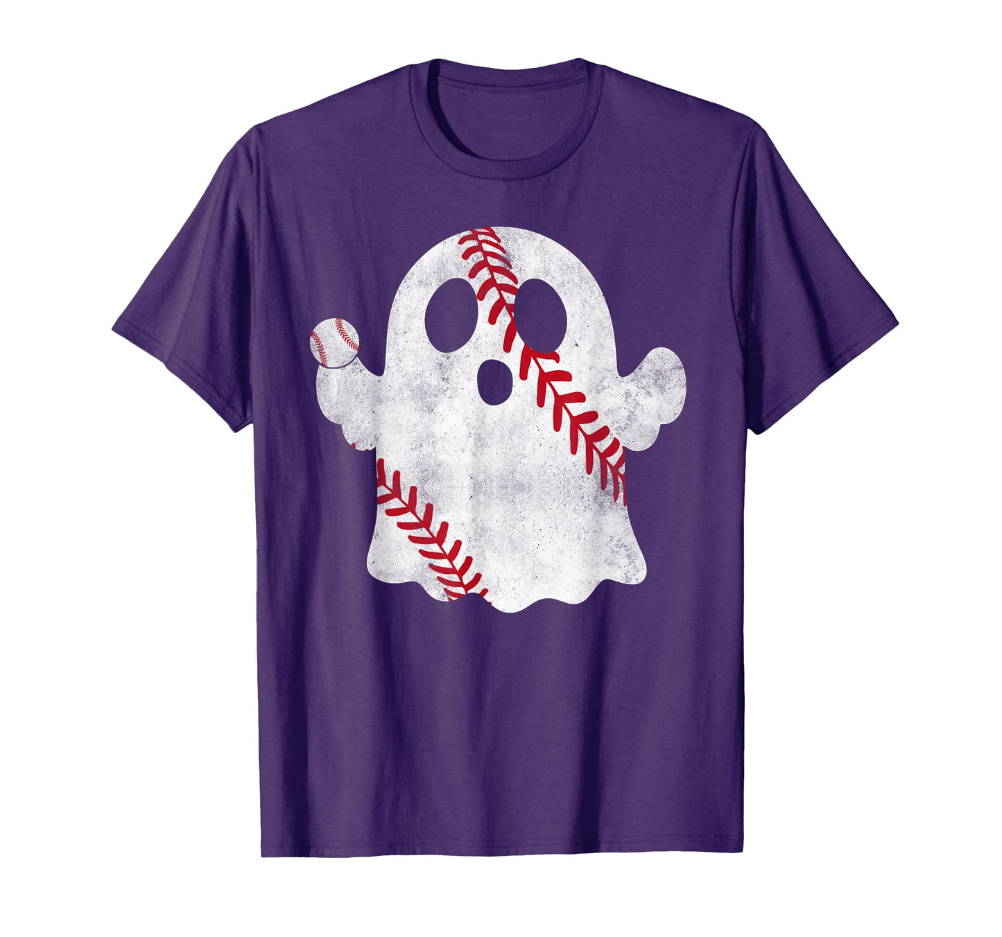 Baseball Ghost Baseball Lover T-Shirt - Novelty Apparel for Adults - T-Shirt, Sweatshirt, Hoodie