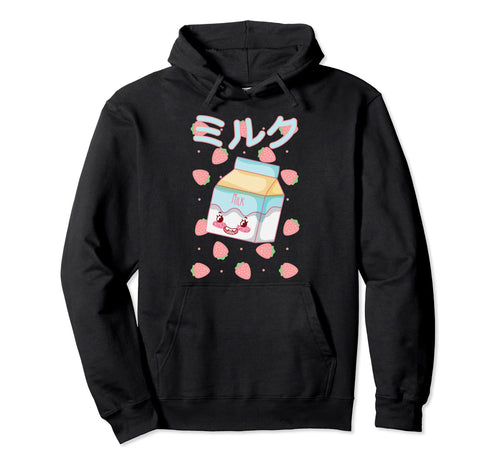 Strwaberry Aesthetic Japanese Anime Hoodie - Streetwear Style for Adults - T-Shirt, Sweatshirt, Hoodie