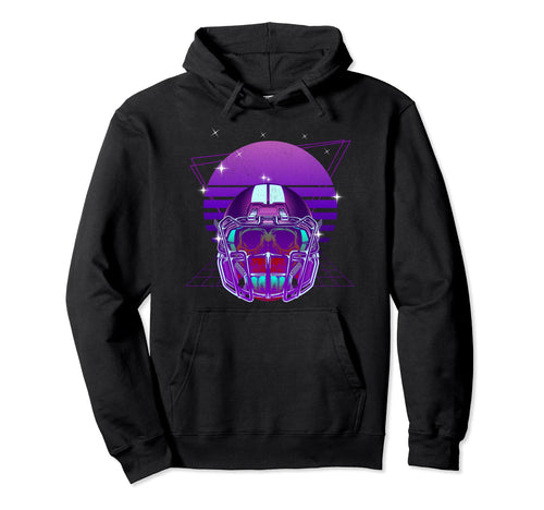 Synthwave Vaporwave Sunset Skull Hoodie - Minimalist Print for Adults - T-Shirt, Sweatshirt, Hoodie