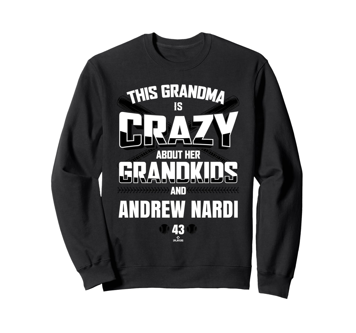 Grandma Crazy Andrew Nardi Miami Sweatshirt - Novelty Apparel Unisex - T-Shirt, Sweatshirt, Hoodie