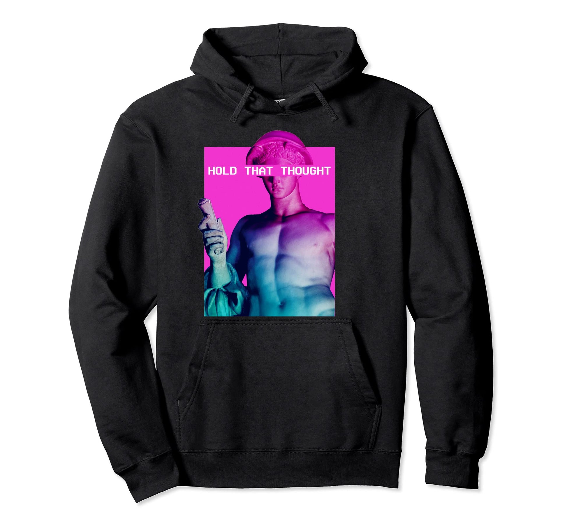 Vaporwave Marble Sculpture Ironic Meme Hoodie - Streetwear Style Unisex - T-Shirt, Sweatshirt, Hoodie