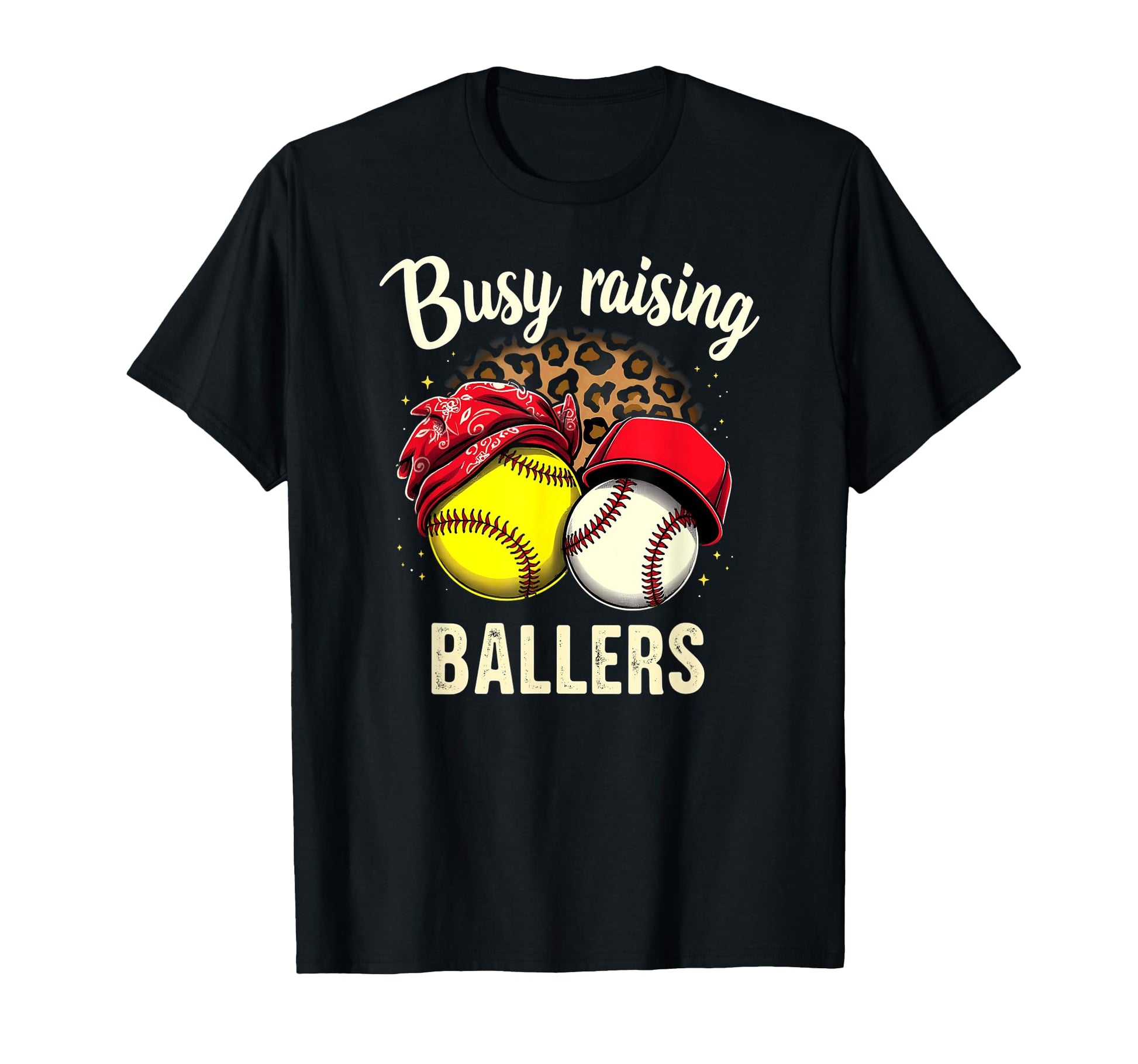 Busy Raising Ballers Softball T-Shirt - Streetwear Style for Adults - T-Shirt, Sweatshirt, Hoodie