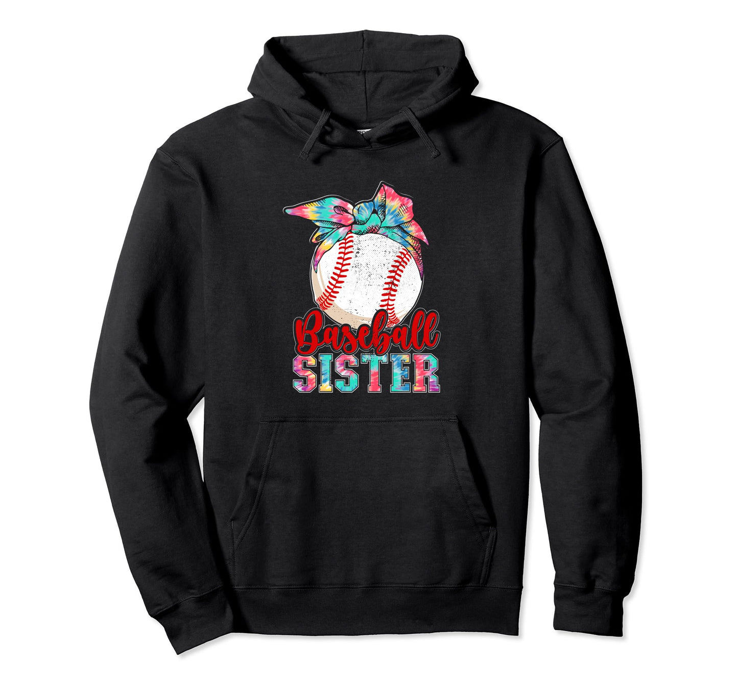 Baseball Sister Funny Sporty Hoodie - Graphic Print Unisex - T-Shirt, Sweatshirt, Hoodie