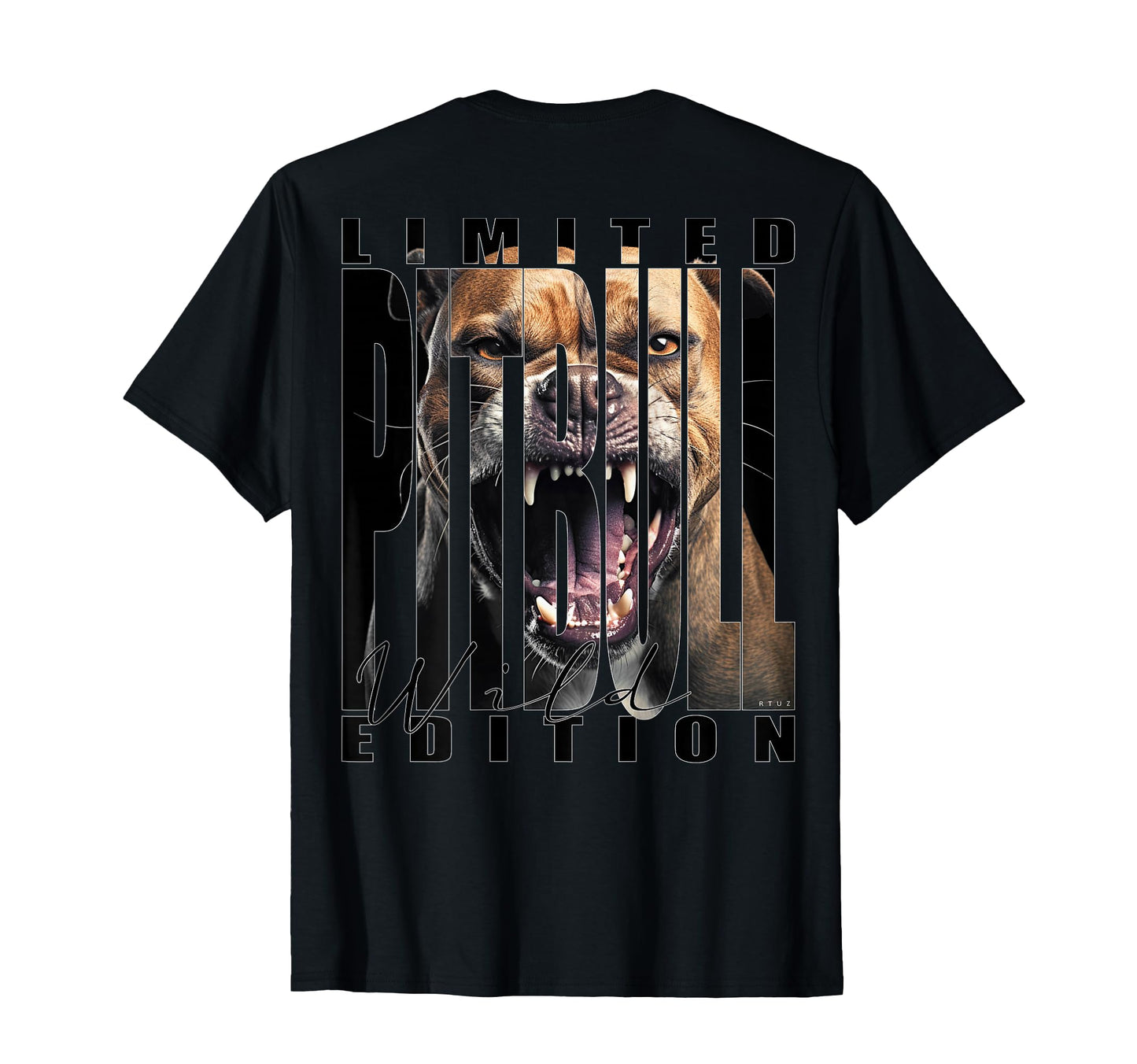 Back Y2K Streetwear Dog Pit Bull T-Shirt - Unique Graphic Men Women - T-Shirt, Sweatshirt, Hoodie