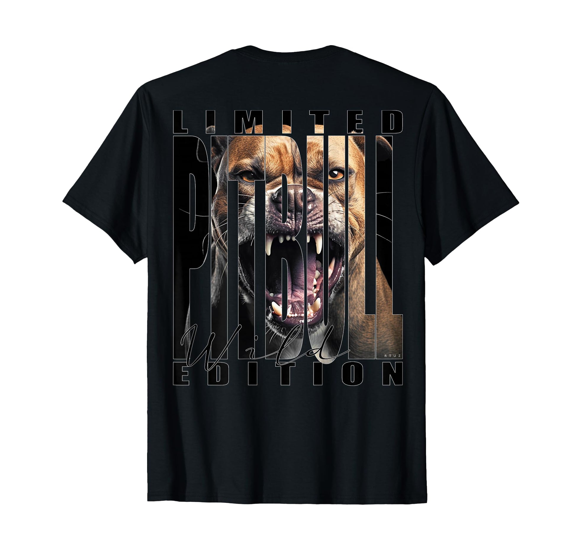 Back Y2K Streetwear Dog Pit Bull T-Shirt - Unique Graphic Men Women - T-Shirt, Sweatshirt, Hoodie