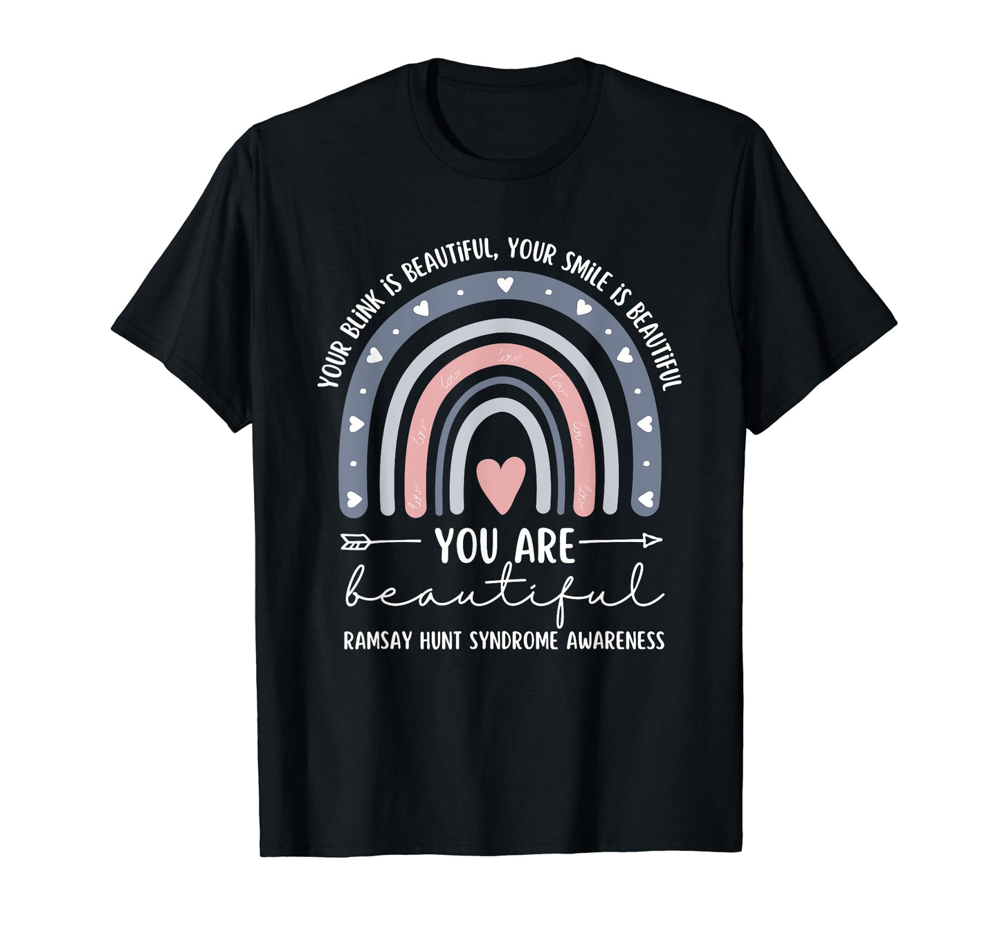 Ramsay Hunt Syndrome Awareness T-Shirt - Casual Everyday Wear for Adults - T-Shirt, Sweatshirt, Hoodie