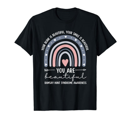 Ramsay Hunt Syndrome Awareness T-Shirt - Casual Everyday Wear for Adults - T-Shirt, Sweatshirt, Hoodie