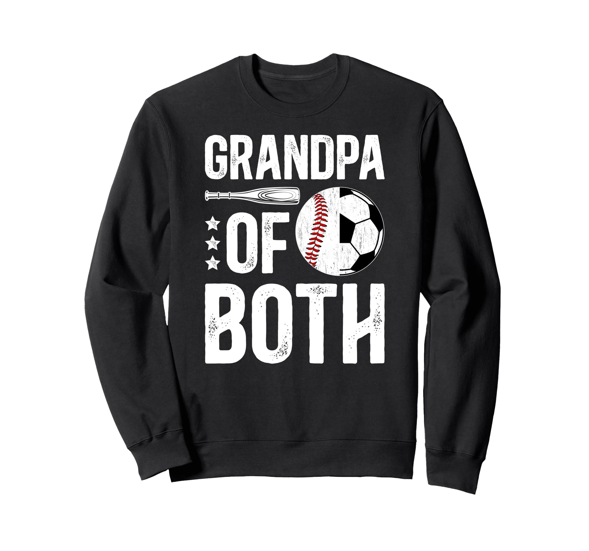 Grandpa Both Baseball Soccer Sweatshirt - Casual Everyday Wear for Adults - T-Shirt, Sweatshirt, Hoodie