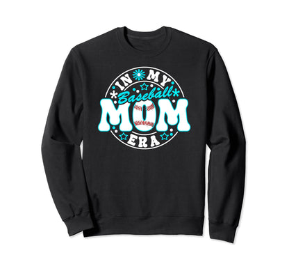 Baseball Mom Era Game Day Womens Sweatshirt - Graphic Print Unisex - T-Shirt, Sweatshirt, Hoodie