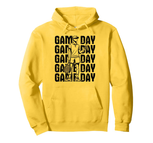 Game Day Tennis Tennis Mom Tennis Dad Hoodie - Graphic Print Men Women - T-Shirt, Sweatshirt, Hoodie