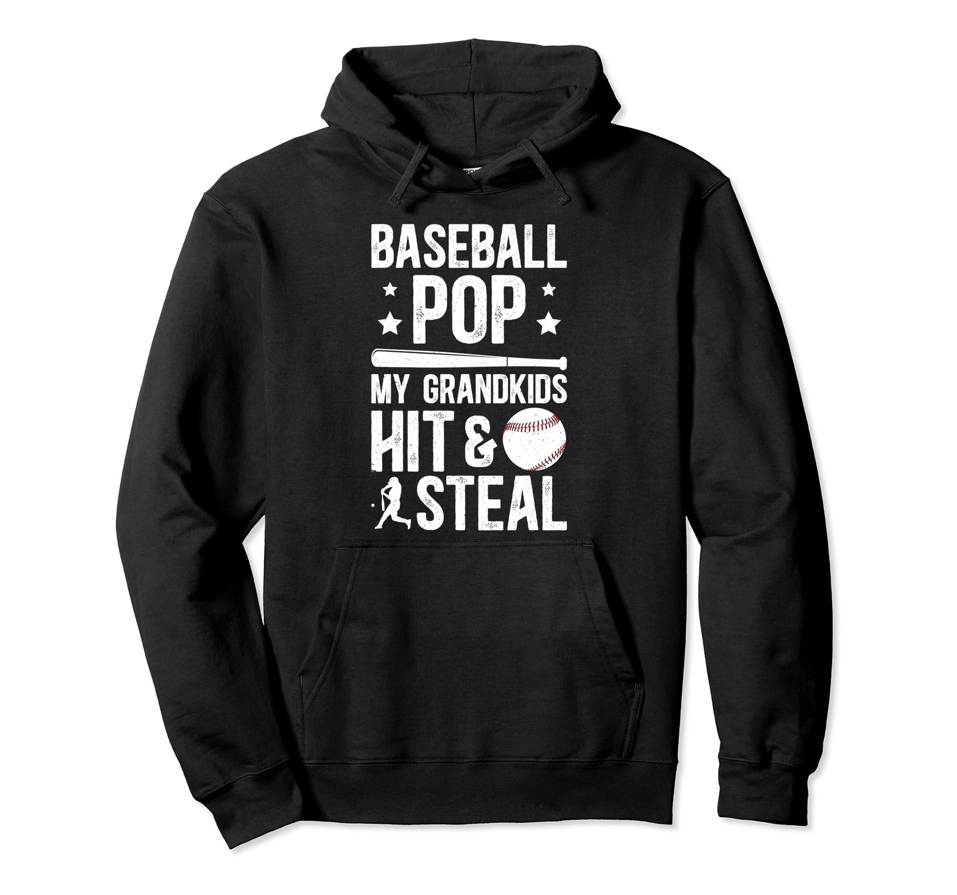 Baseball Pop Funny Grandpa Pop Hoodie - Streetwear Style Men Women - T-Shirt, Sweatshirt, Hoodie