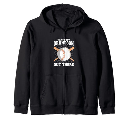 Baseball Grandmother And Grandson Stuff Hoodie - Trendy Graphic for Adults - T-Shirt, Sweatshirt, Hoodie