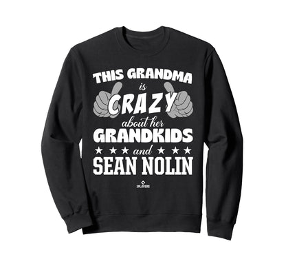 Grandma Crazy Sean Nolin Prospect Sweatshirt - Minimalist Print for Adults - T-Shirt, Sweatshirt, Hoodie