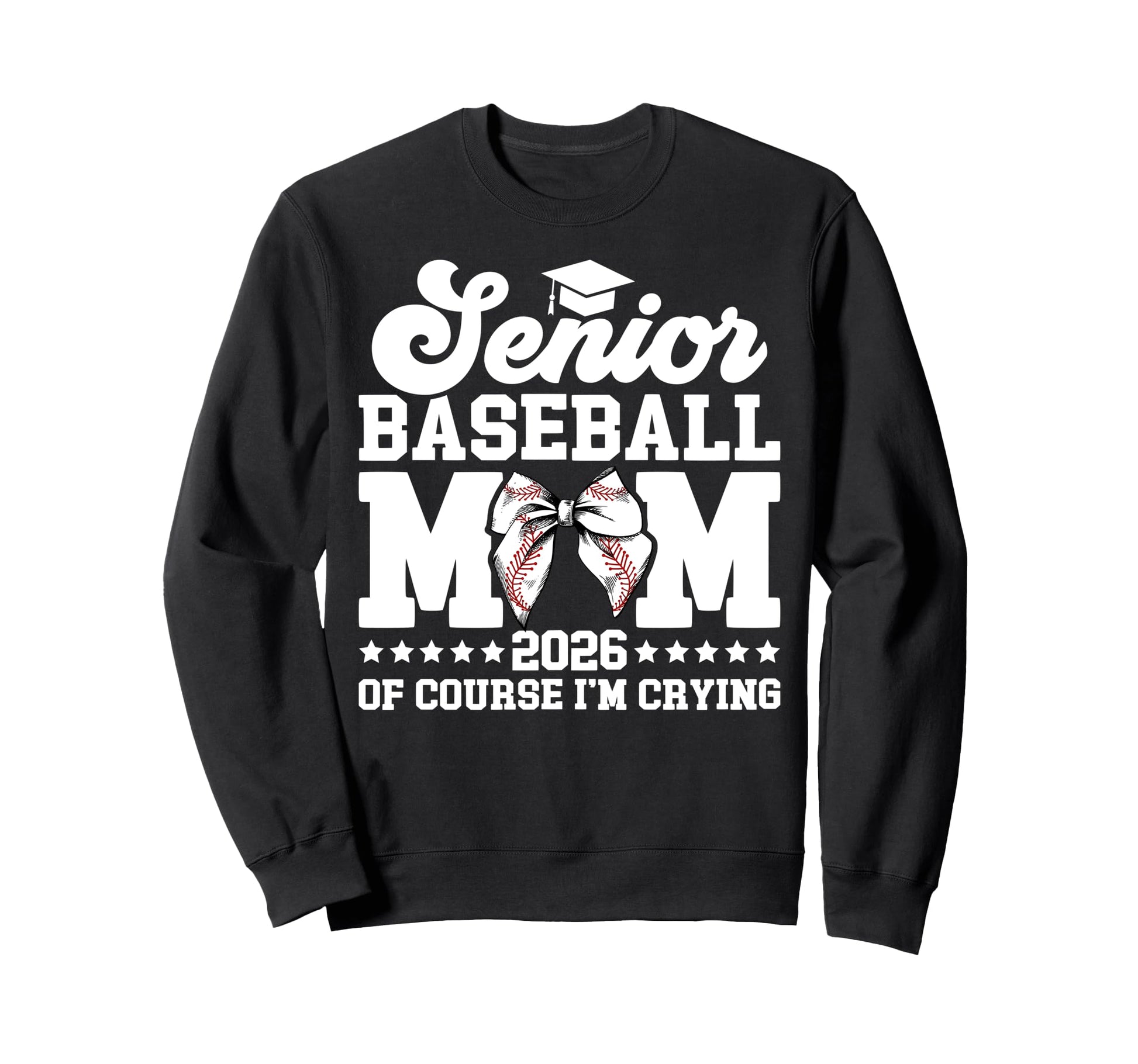 Proud Baseball Senior Mom 2026 Sweatshirt - Aesthetic Graphic Men Women - T-Shirt, Sweatshirt, Hoodie
