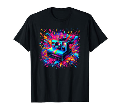 Camera Photographer Photography T-Shirt - Custom Art Print Unisex - T-Shirt, Sweatshirt, Hoodie