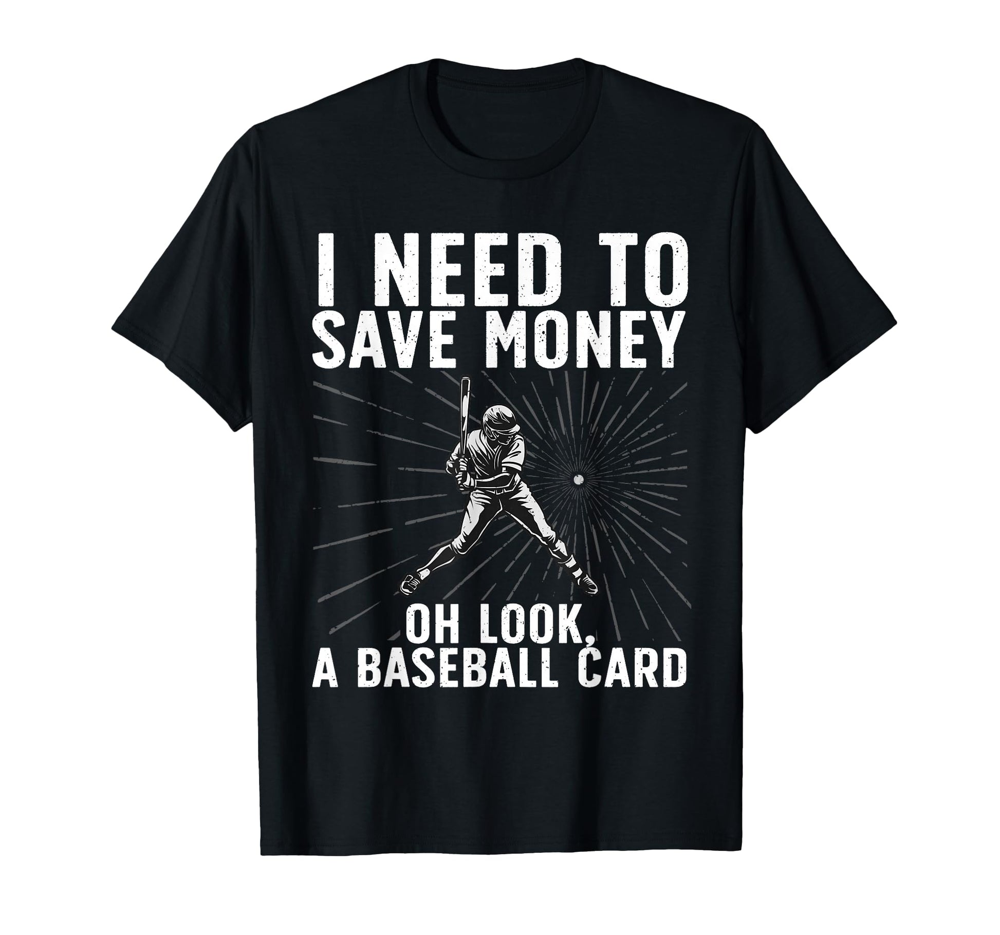 Baseball Card Baseball Card Collecting T-Shirt - Minimalist Print Men Women - T-Shirt, Sweatshirt, Hoodie