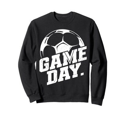 Game Day Soccer Mom Dad Coach Sweatshirt - Minimalist Print Men Women - T-Shirt, Sweatshirt, Hoodie