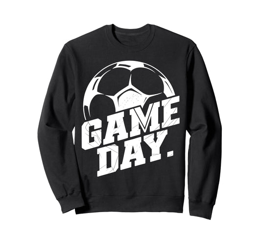 Game Day Soccer Mom Dad Coach Sweatshirt - Minimalist Print Men Women - T-Shirt, Sweatshirt, Hoodie