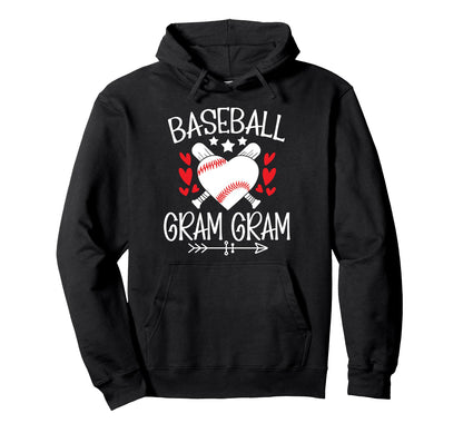 Baseball Gram Gram Baseball Player Hoodie - Streetwear Style Men Women - T-Shirt, Sweatshirt, Hoodie