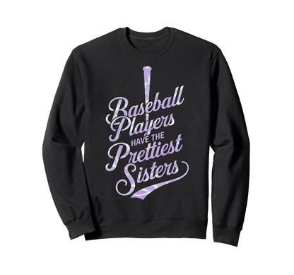 Funny Baseball Sibling Baseball Players Sweatshirt - Graphic Print Unisex - T-Shirt, Sweatshirt, Hoodie