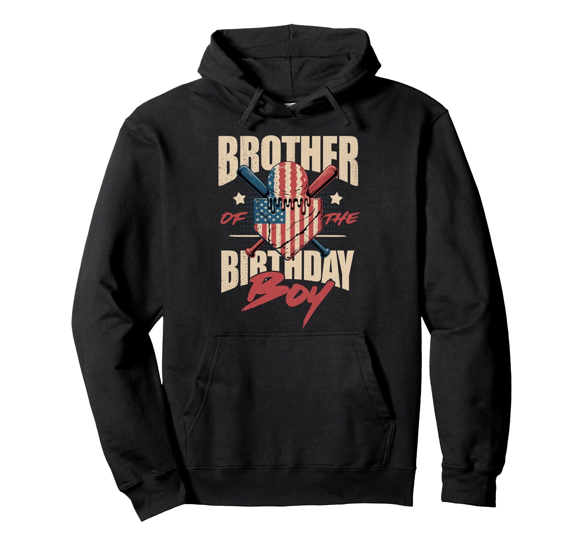 Brother Birthday Matching Baseball Hoodie - Aesthetic Graphic Unisex - T-Shirt, Sweatshirt, Hoodie